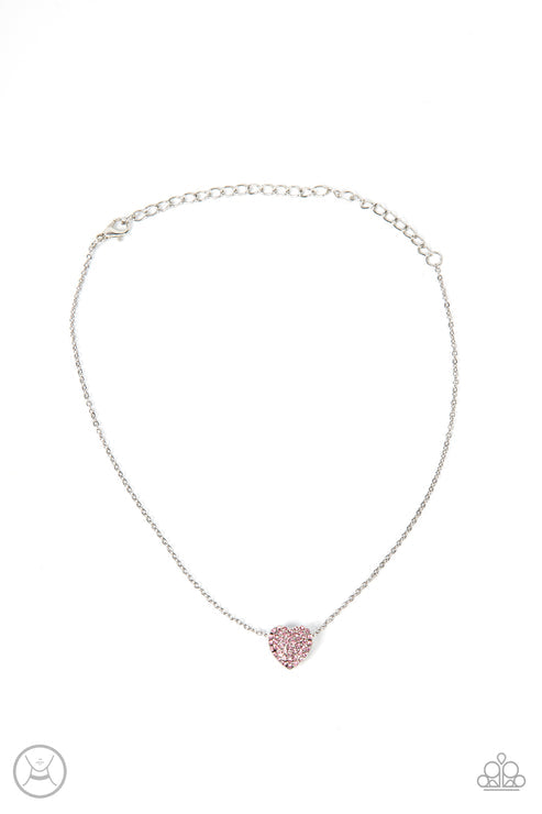 Twitterpated Twinkle Pink Necklace