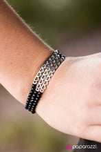 Load image into Gallery viewer, Love Charms Black Bracelet