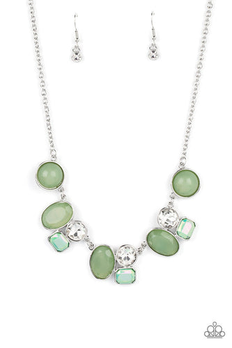 Fantasy World Green Necklace