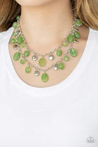 Rainbow Shine Green Necklace