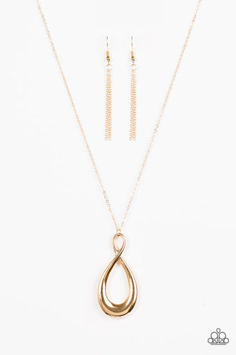 Twisted Tranquility Gold Necklace