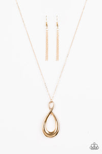 Twisted Tranquility Gold Necklace