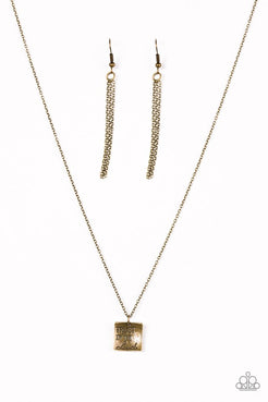 Trust In Faith Brass Necklace