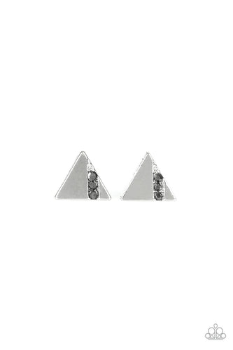 Pyramid Paradise Silver Earring