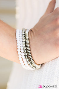 Color Coordination White Bracelet