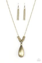 Load image into Gallery viewer, Just A Drop Brass Necklace