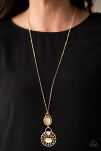 Hook, VINE, And Sinker Gold Necklace