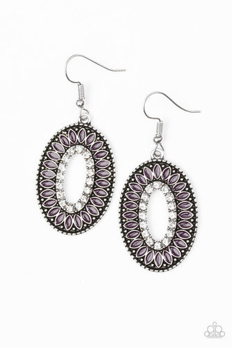 Fishing For Fabulous Purple Earring