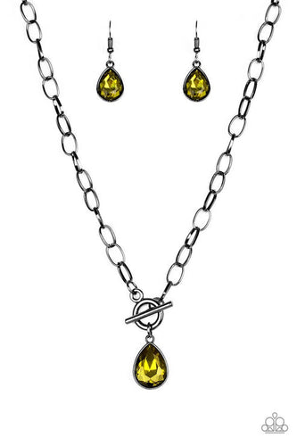 So Sorority Green Necklace