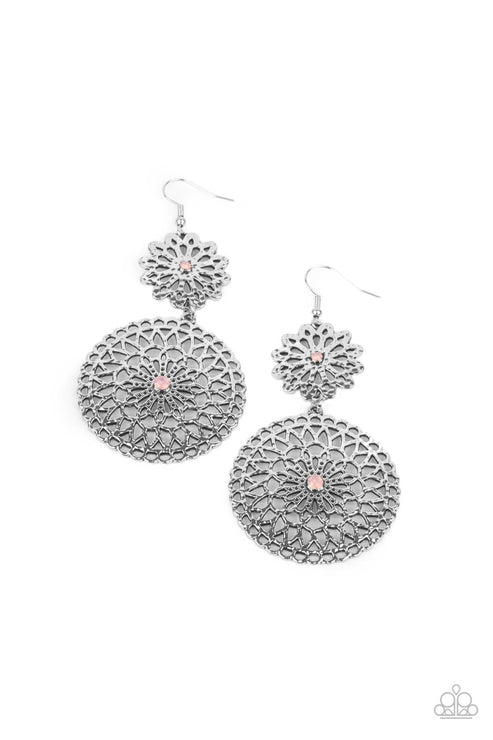 Garden Mantra Pink Earring