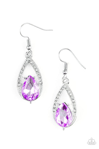 Gatsby Grandeur Purple Earring