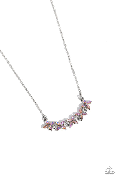 Floral Fanfare Orange Necklace