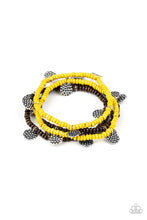 Load image into Gallery viewer, WOODn&#39;t Count It Yellow Bracelet