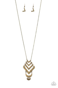 Artisan Edge Brass Necklace
