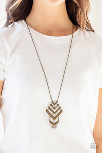 Artisan Edge Brass Necklace