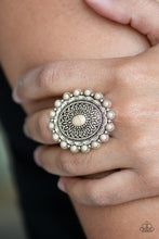 Load image into Gallery viewer, Mesa Mandala White Ring