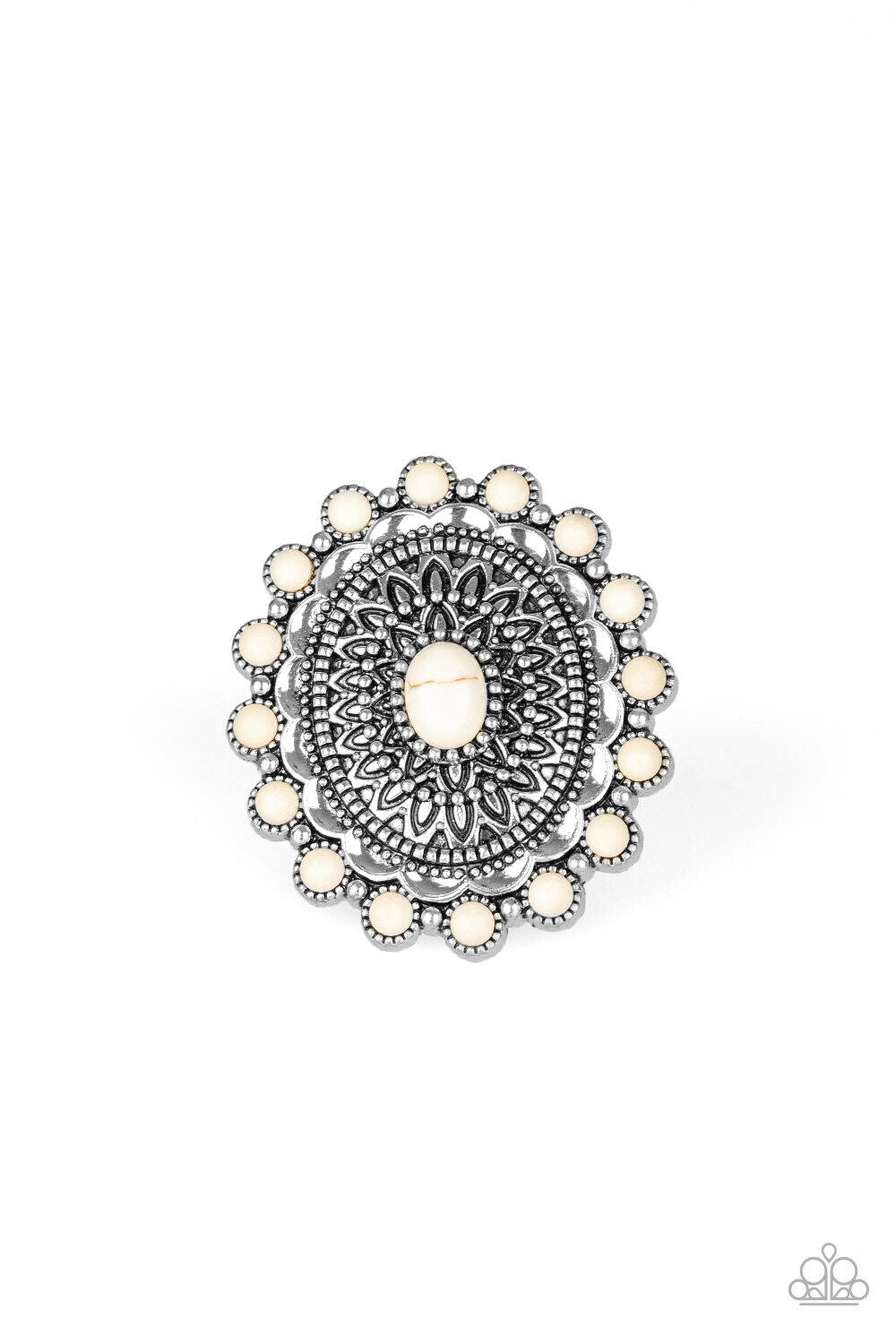 Mesa Mandala White Ring