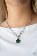 Load image into Gallery viewer, She Sparkles On Green Necklace