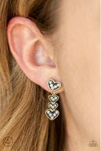 Load image into Gallery viewer, Heartthrob Twinkle Brass Earrings