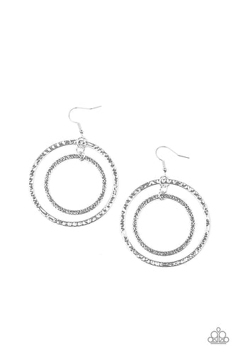 Fiercely Focused Silver Earring