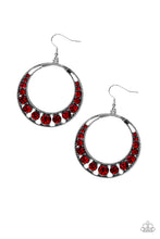 Load image into Gallery viewer, Ka-POW Dazzle Red Earring