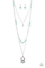 Load image into Gallery viewer, Treasures and Trinkets Green Necklace