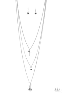 Secret Heart Silver Necklace