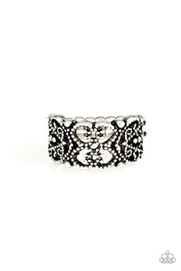 Tell Me How You Really FRILL Silver Ring