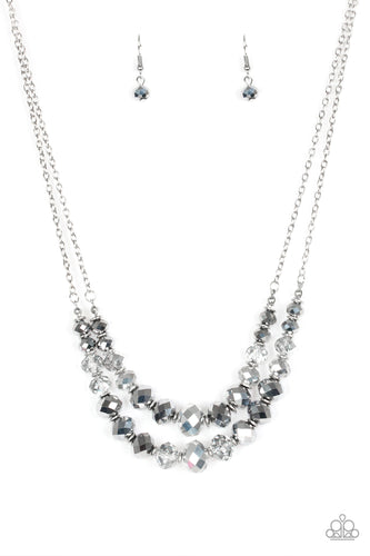 Strikingly Spellbinding Silver Necklace