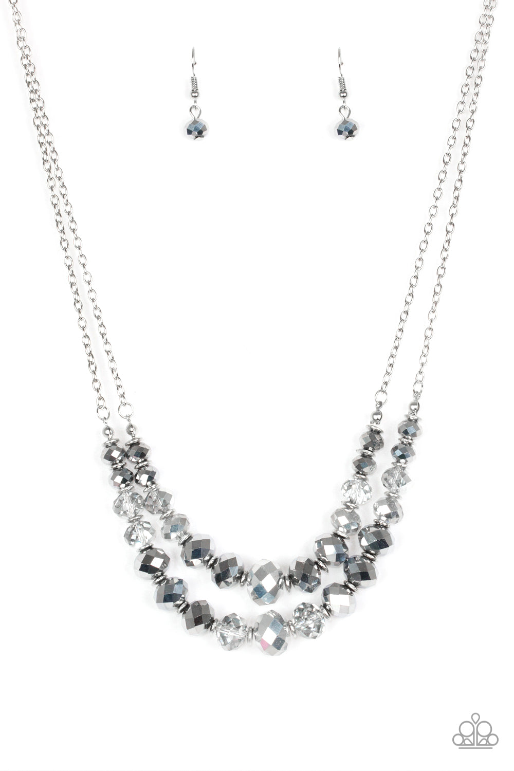 Strikingly Spellbinding Silver Necklace
