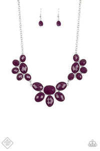 Flair Affair Purple Necklace