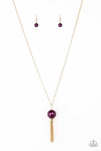 Belle of the BALLROOM Purple Necklace