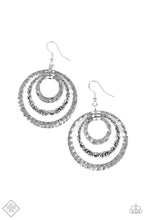 Load image into Gallery viewer, Out Of Control Shimmer Silver Earring