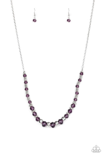 Stratosphere Sparkle Purple Necklace