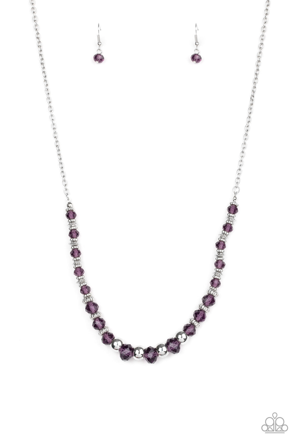 Stratosphere Sparkle Purple Necklace