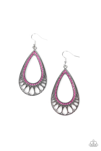 Royal Finesse Pink Earring