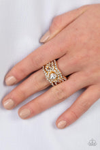 Load image into Gallery viewer, Doting on Dazzle Gold Ring