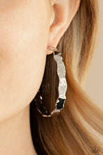 Load image into Gallery viewer, Exhilarated Edge Silver Earring