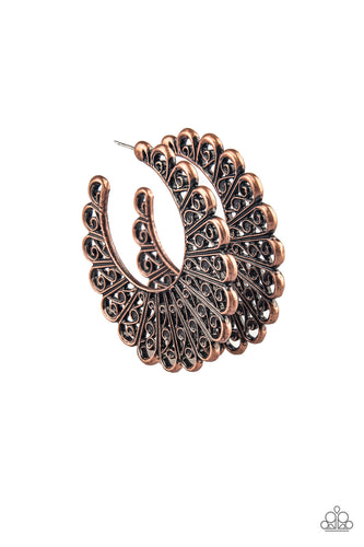 Funky Flirt Copper Earring