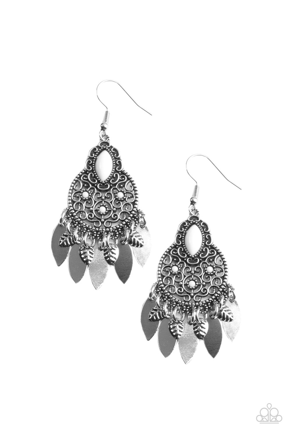 Galapagos Glamping White Earring