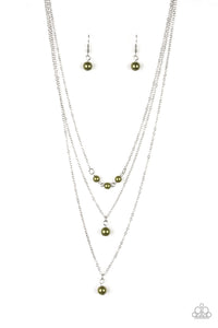 High Heels and Hustle Green Necklace