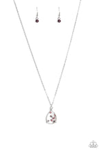 Load image into Gallery viewer, Stormy Shimmer Purple Necklace