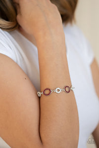 Bubbly Bedazzle Red Bracelet