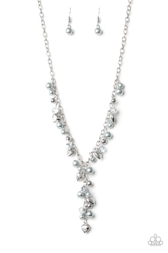Vintage Heartthrob Silver Necklace