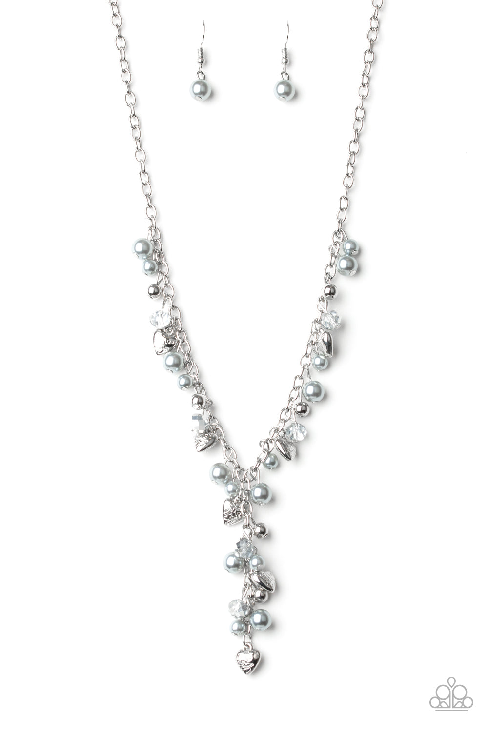Vintage Heartthrob Silver Necklace