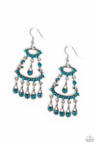 Chandelier Shimmer Blue Earring