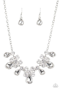 Debutante Drama White Necklace