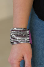 Load image into Gallery viewer, Wham Bam Glam Purple Bracelet