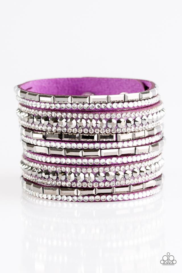 Wham Bam Glam Purple Bracelet