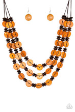 Load image into Gallery viewer, Key West Walkabout Orange Necklace